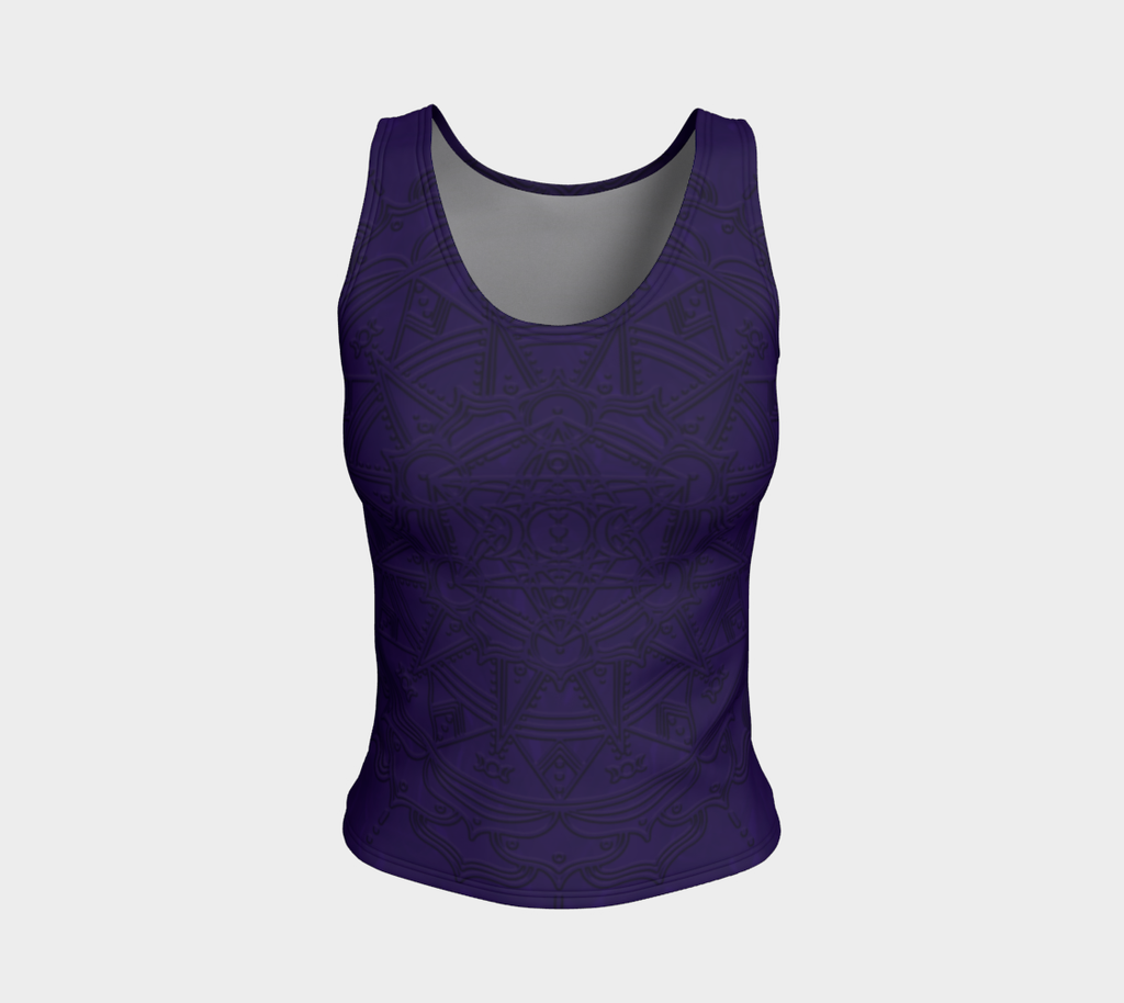 Metatron Moon Mandala Tank Top