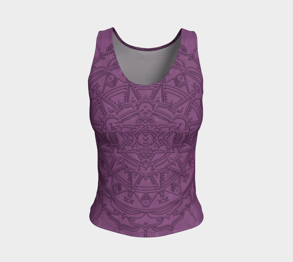 Metatron Moon Mandala Tank Top