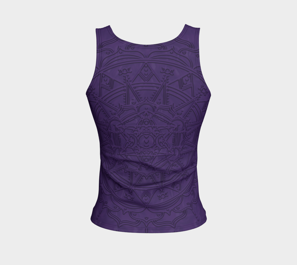 Metatron Moon Mandala Tank Top