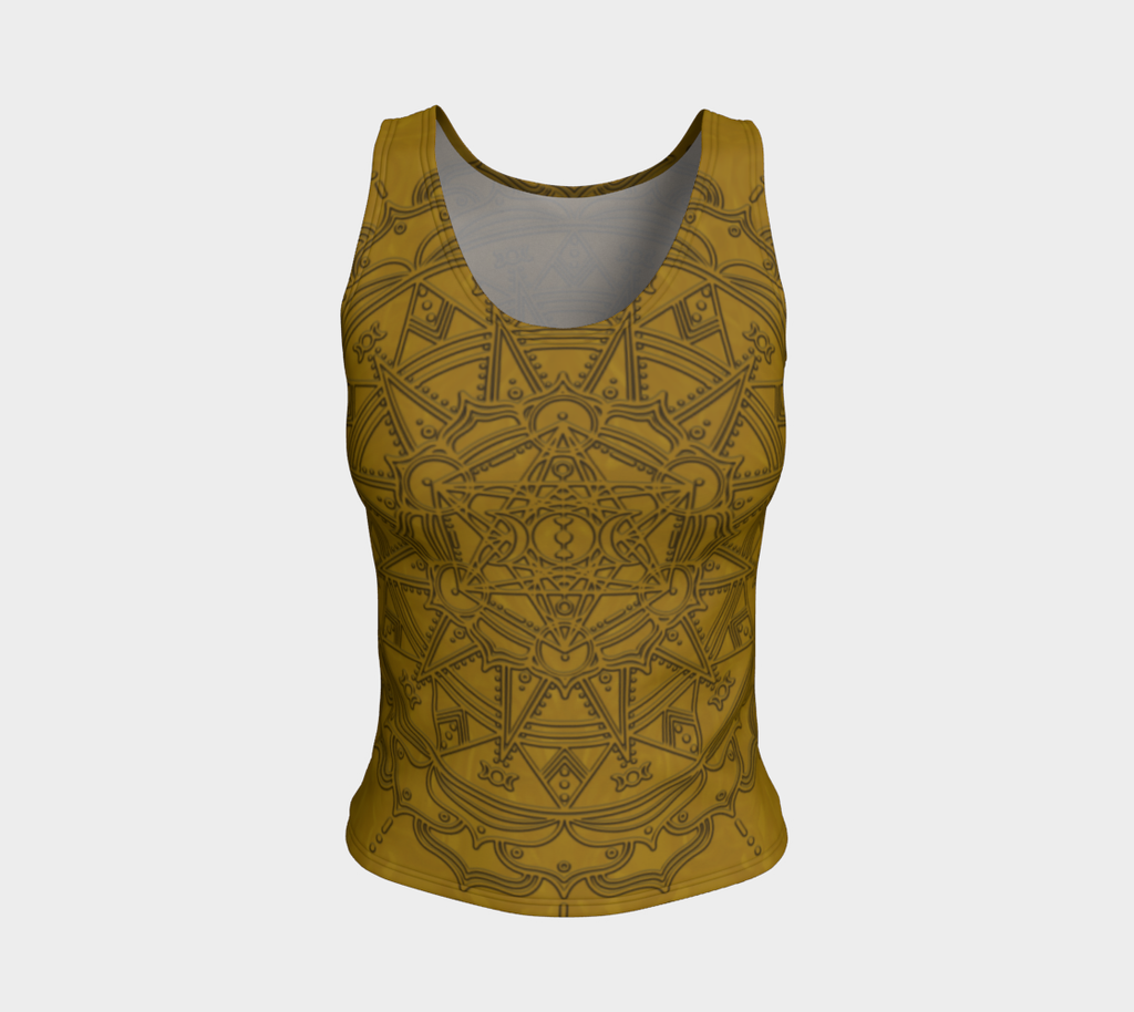 Metatron Moon Mandala Tank Top