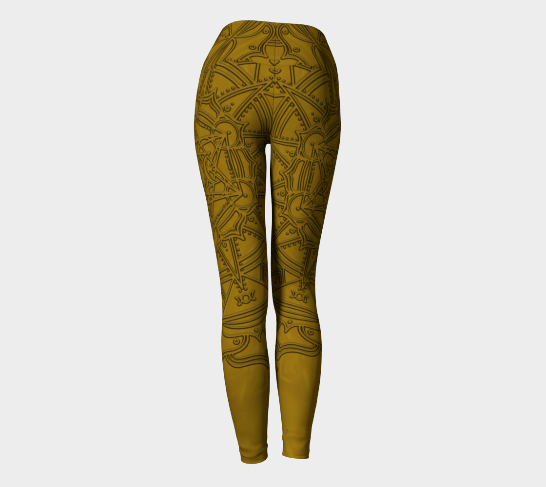 Mercury Metatron Mandala Yoga Pants SoulFlair